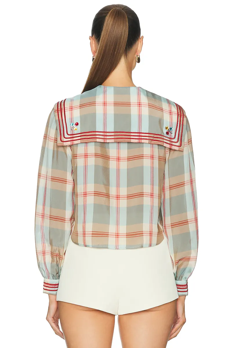 BODE Canyon Plaid Blouse | Thumbnail 3
