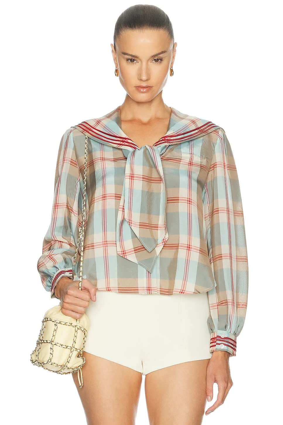 Canyon Plaid Blouse