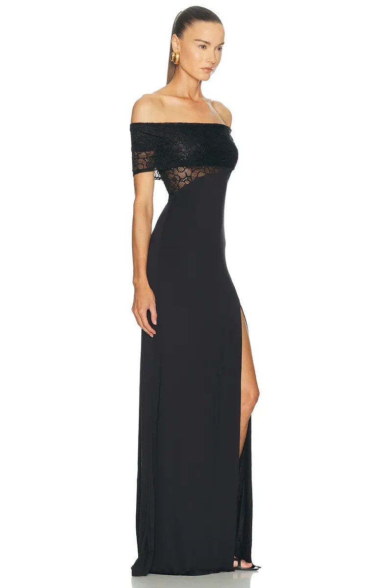 Kiki de Montparnasse Anemone Lace Long Dress | Thumbnail 2 Kiki de Montparnasse Anemone Lace Long Dress | Thumbnail 2