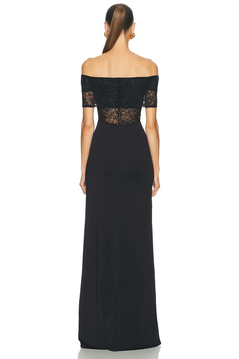 Kiki de Montparnasse Anemone Lace Long Dress | Thumbnail 4 Kiki de Montparnasse Anemone Lace Long Dress | Thumbnail 4