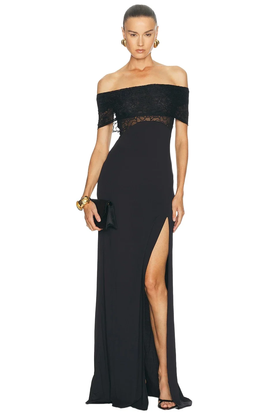 Anemone Lace Long Dress