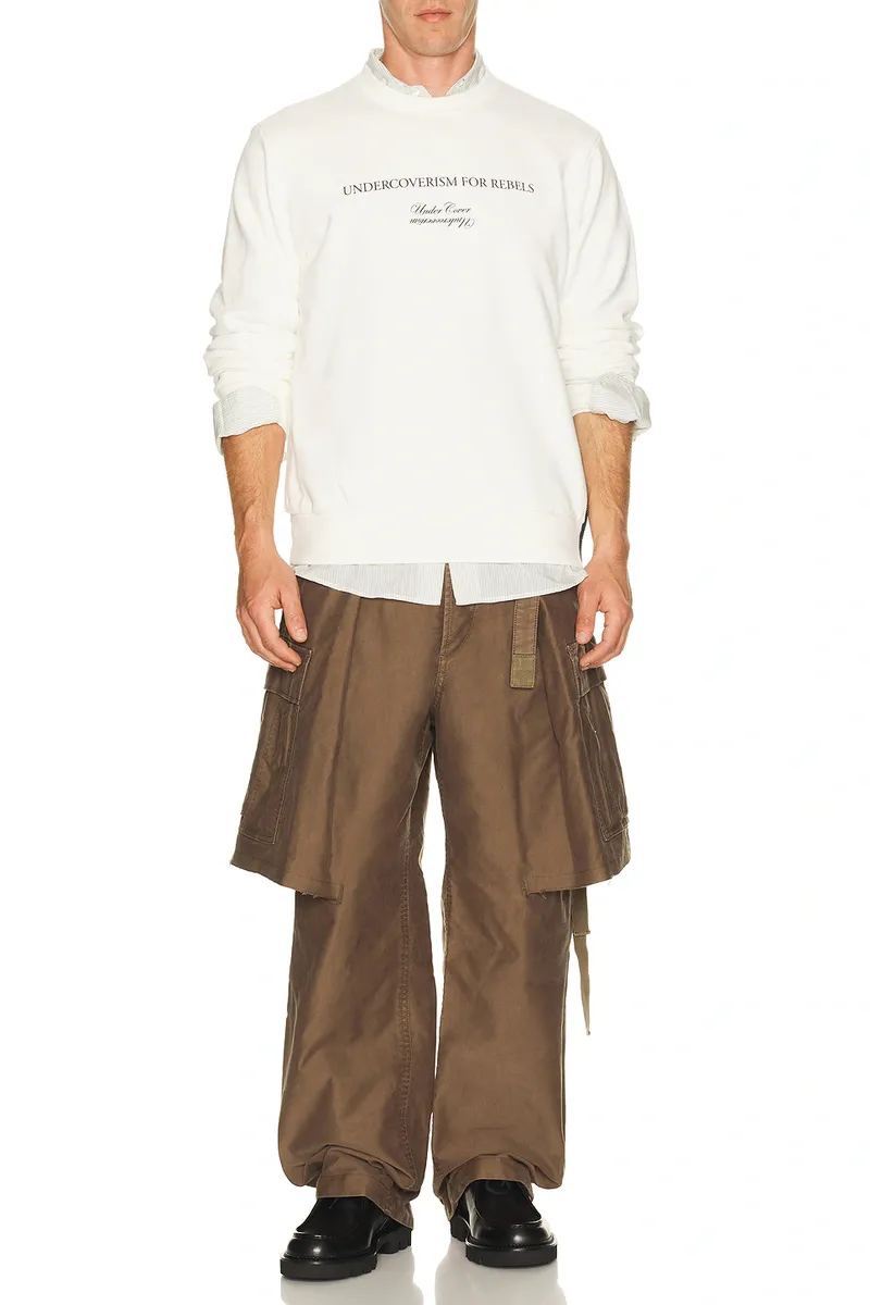 Undercover Side Zip Sweatshirt | Thumbnail 4 Undercover Side Zip Sweatshirt | Thumbnail 4