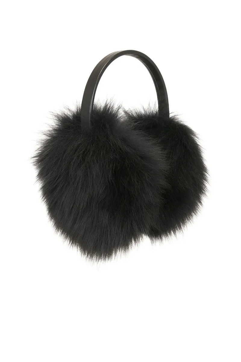 Yves Salomon Fox Fur Earmuffs | Thumbnail 2 Yves Salomon Fox Fur Earmuffs | Thumbnail 2