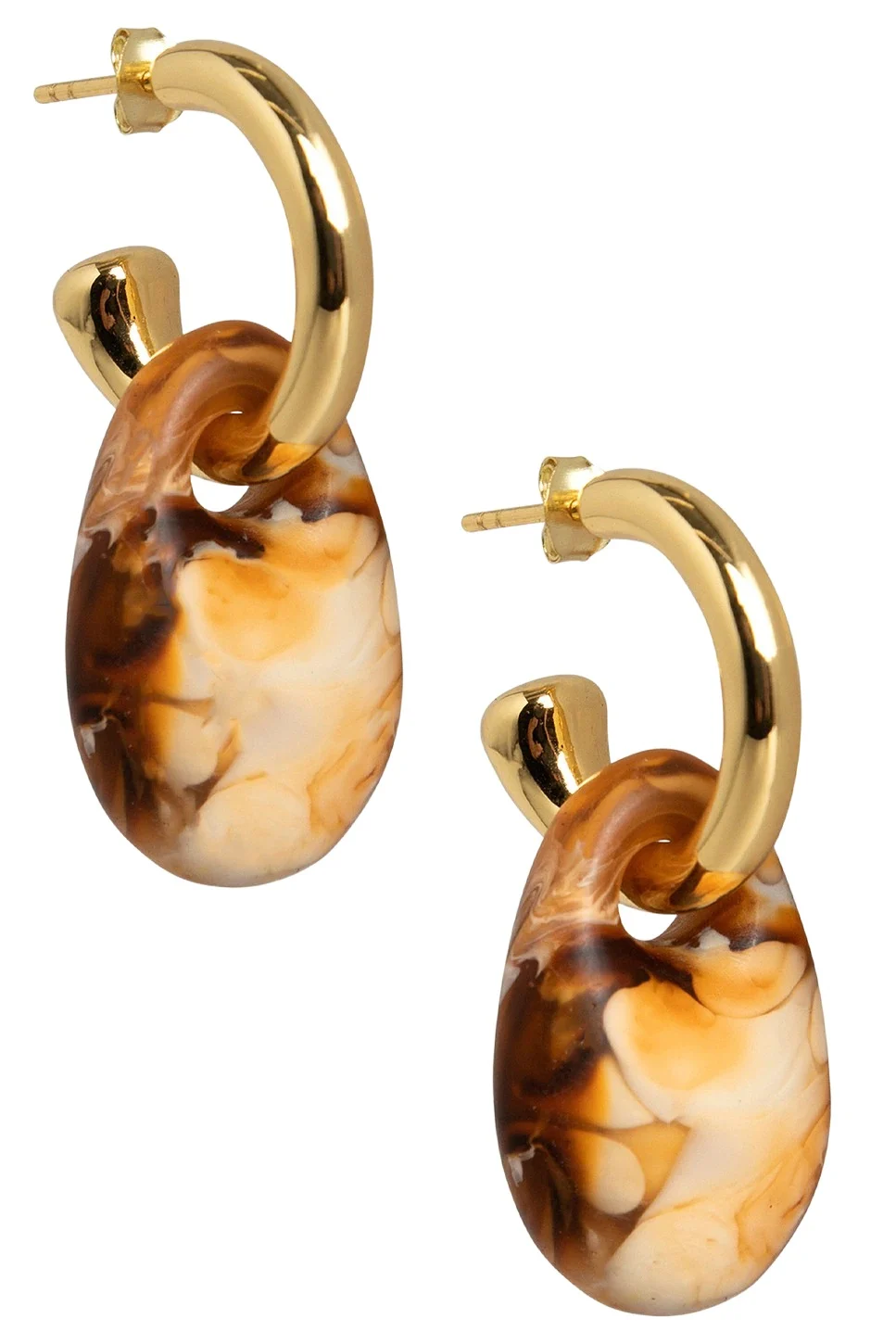 Small Rock Hoop Earrings Small Rock Hoop Earrings