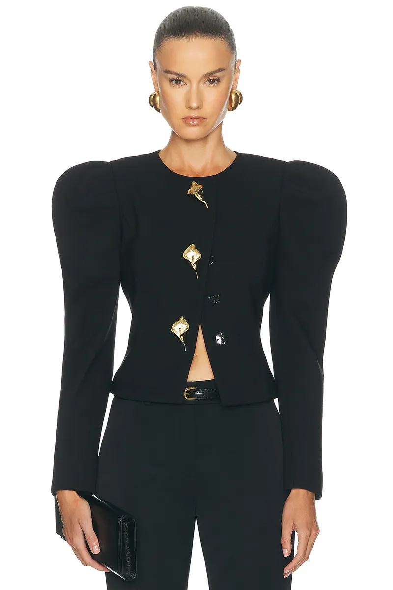 Carolina Herrera Puff Sleeve Jacket | Thumbnail 2 Carolina Herrera Puff Sleeve Jacket | Thumbnail 2