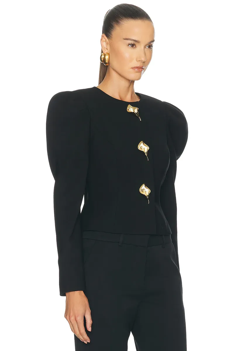 Carolina Herrera Puff Sleeve Jacket | Thumbnail 3 Carolina Herrera Puff Sleeve Jacket | Thumbnail 3