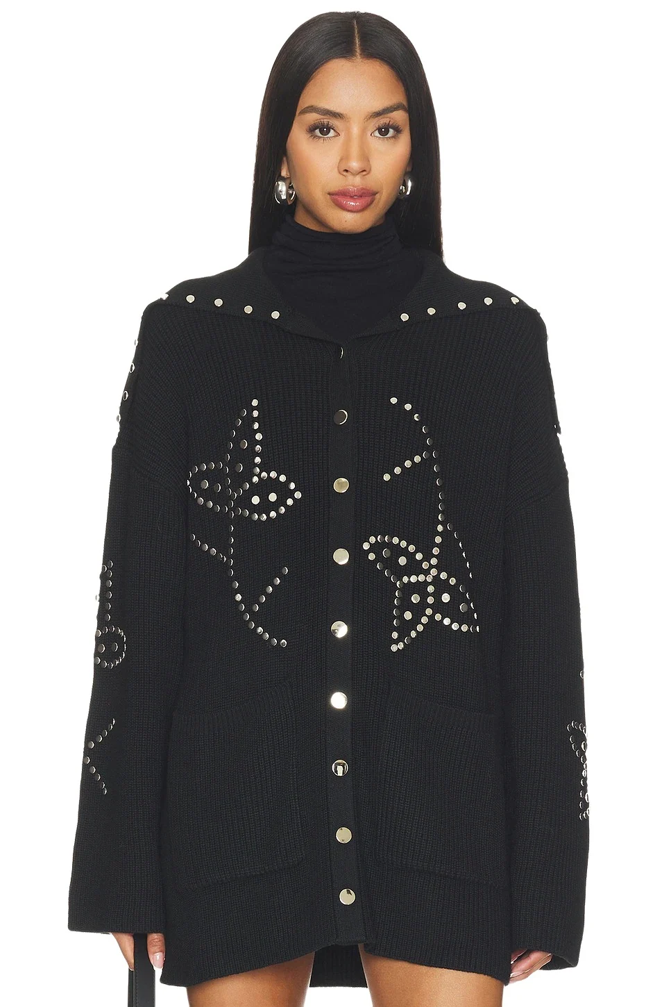 Understated Leather Possibilities Cardigan