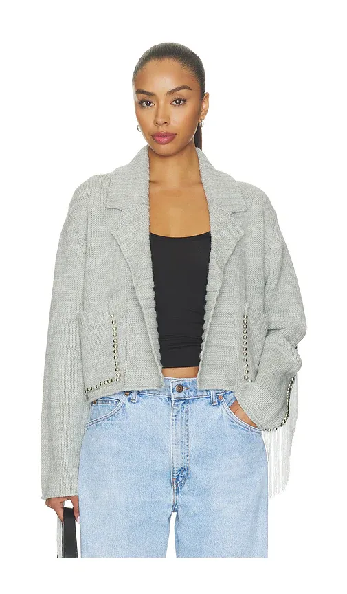 Understated Leather Cropped Rodeo Robe | Thumbnail 2