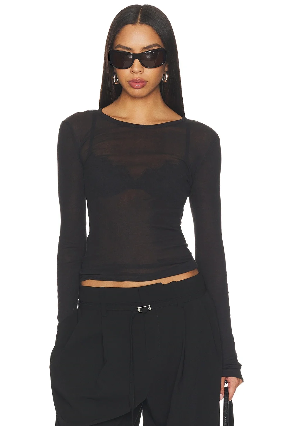 WAO Crew Neck Long Sleeve Tee
