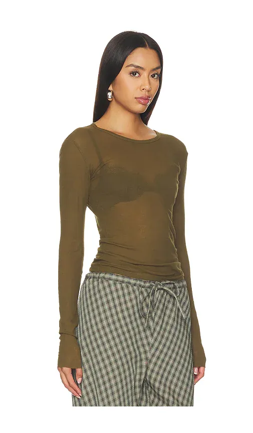 WAO Crew Neck Long Sleeve Tee | Thumbnail 2 WAO Crew Neck Long Sleeve Tee | Thumbnail 2