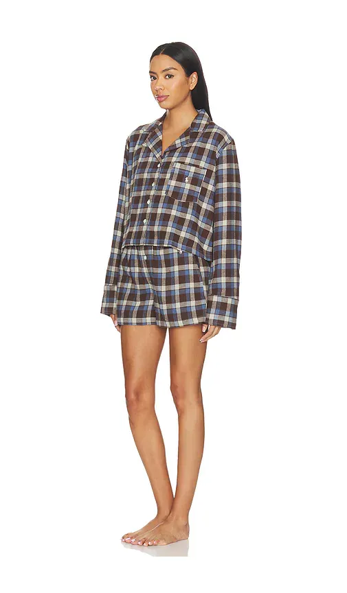 Polo Ralph Lauren Intimates Sleep Flannel Short Set | Thumbnail 2 Polo Ralph Lauren Intimates Sleep Flannel Short Set | Thumbnail 2
