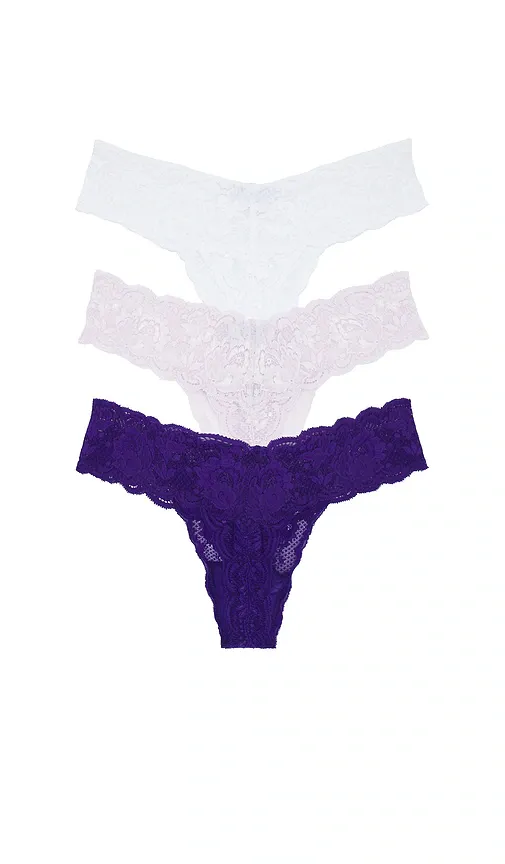 Cosabella Never Say Never Cutie Thong 3 Pack | Thumbnail 2 Cosabella Never Say Never Cutie Thong 3 Pack | Thumbnail 2