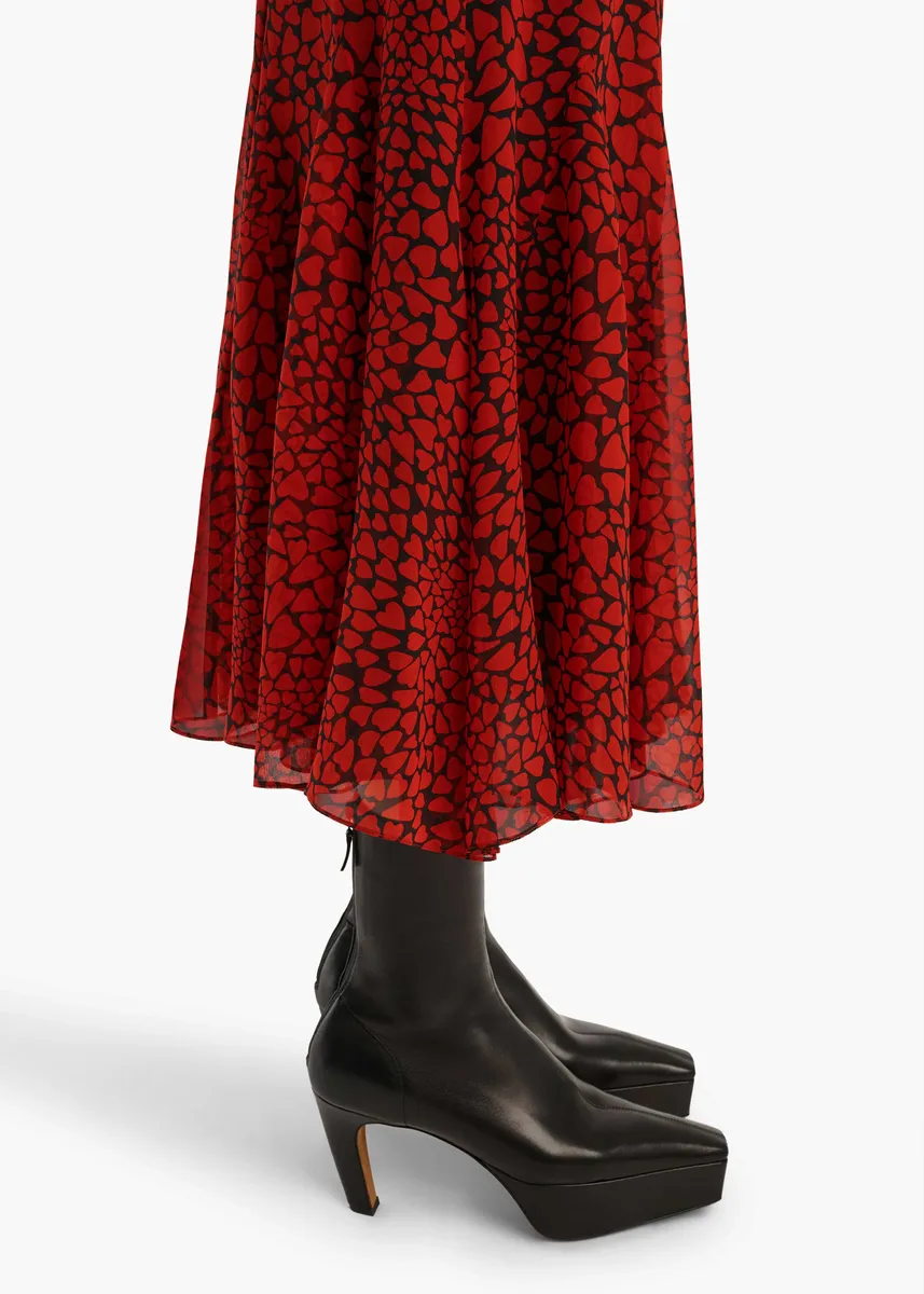 Khaite Ophelia Skirt In Black And Red | Thumbnail 6 Khaite Ophelia Skirt In Black And Red | Thumbnail 6