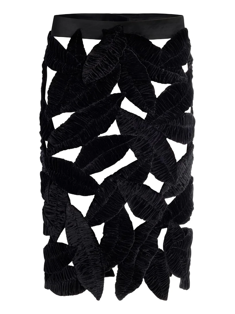 Khaite Neela Skirt In Black