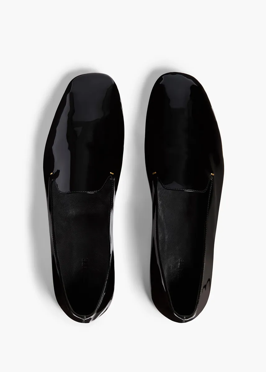 Khaite Julie Loafer In Black Patent Leather | Thumbnail 3 Khaite Julie Loafer In Black Patent Leather | Thumbnail 3