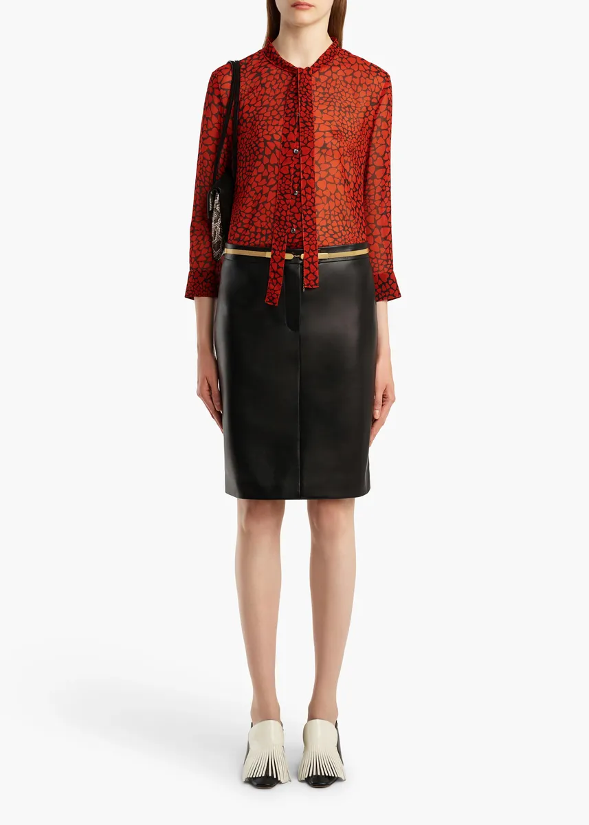 Khaite Dolly Top In Black And Red | Thumbnail 2 Khaite Dolly Top In Black And Red | Thumbnail 2