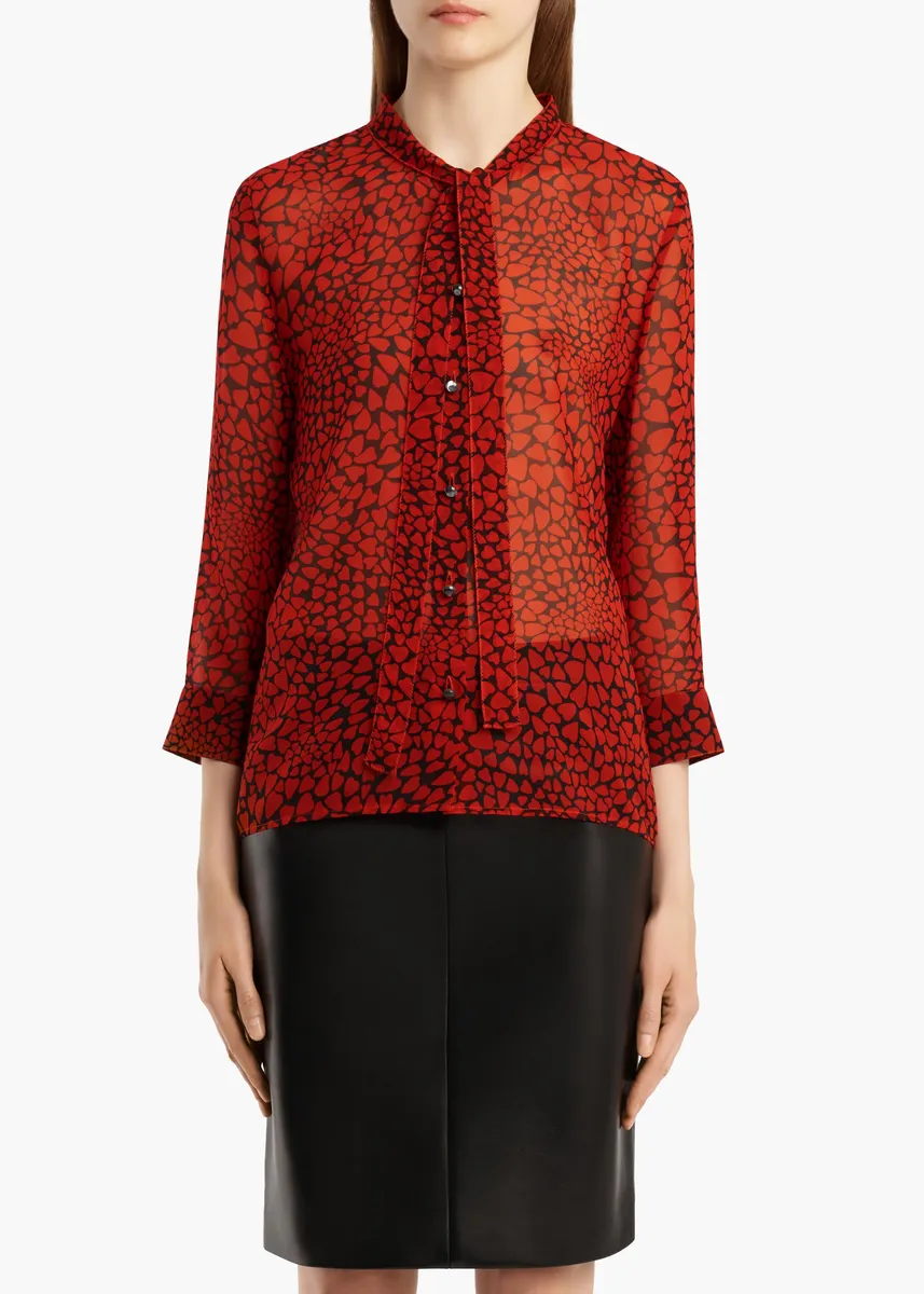 Khaite Dolly Top In Black And Red | Thumbnail 3 Khaite Dolly Top In Black And Red | Thumbnail 3