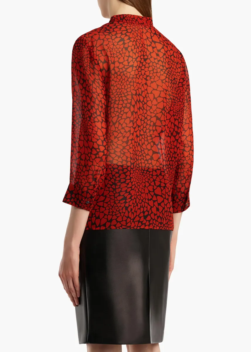 Khaite Dolly Top In Black And Red | Thumbnail 4 Khaite Dolly Top In Black And Red | Thumbnail 4
