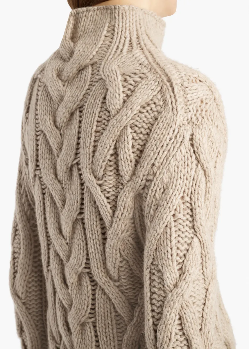 Khaite Mountain Sweater In Sepia | Thumbnail 6 Khaite Mountain Sweater In Sepia | Thumbnail 6