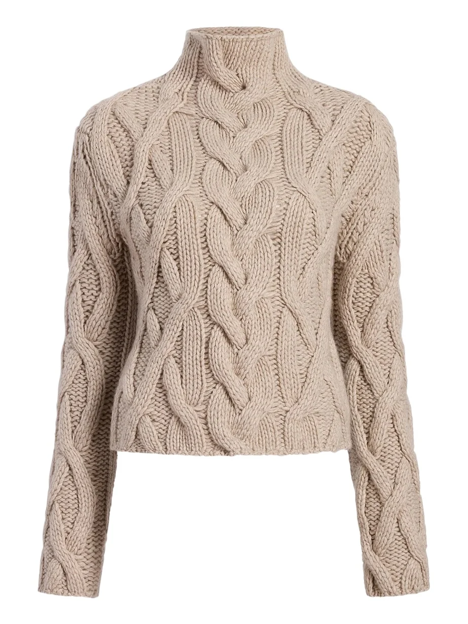 Khaite Mountain Sweater In Sepia