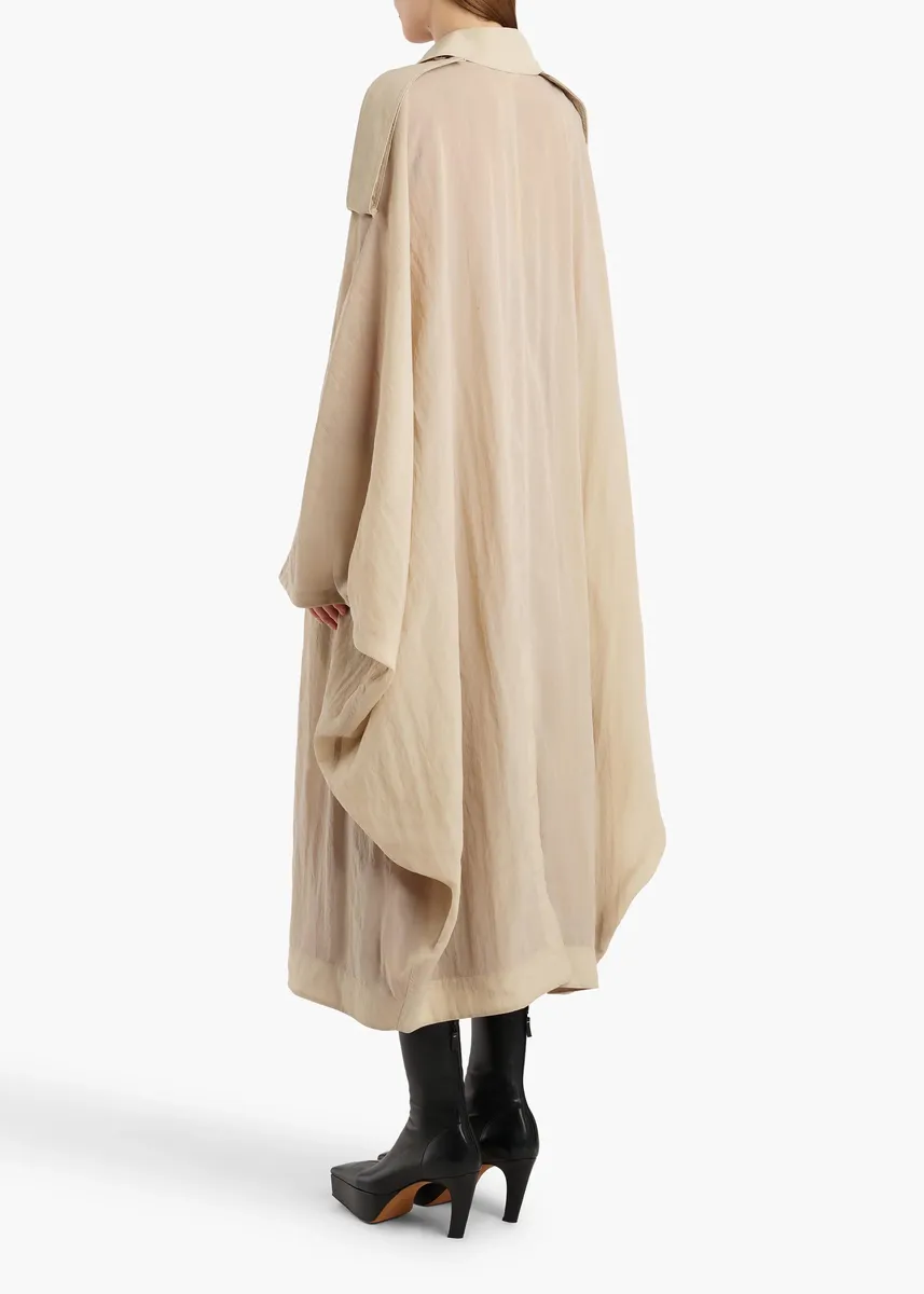 Khaite Noa Coat In Limestone | Thumbnail 3