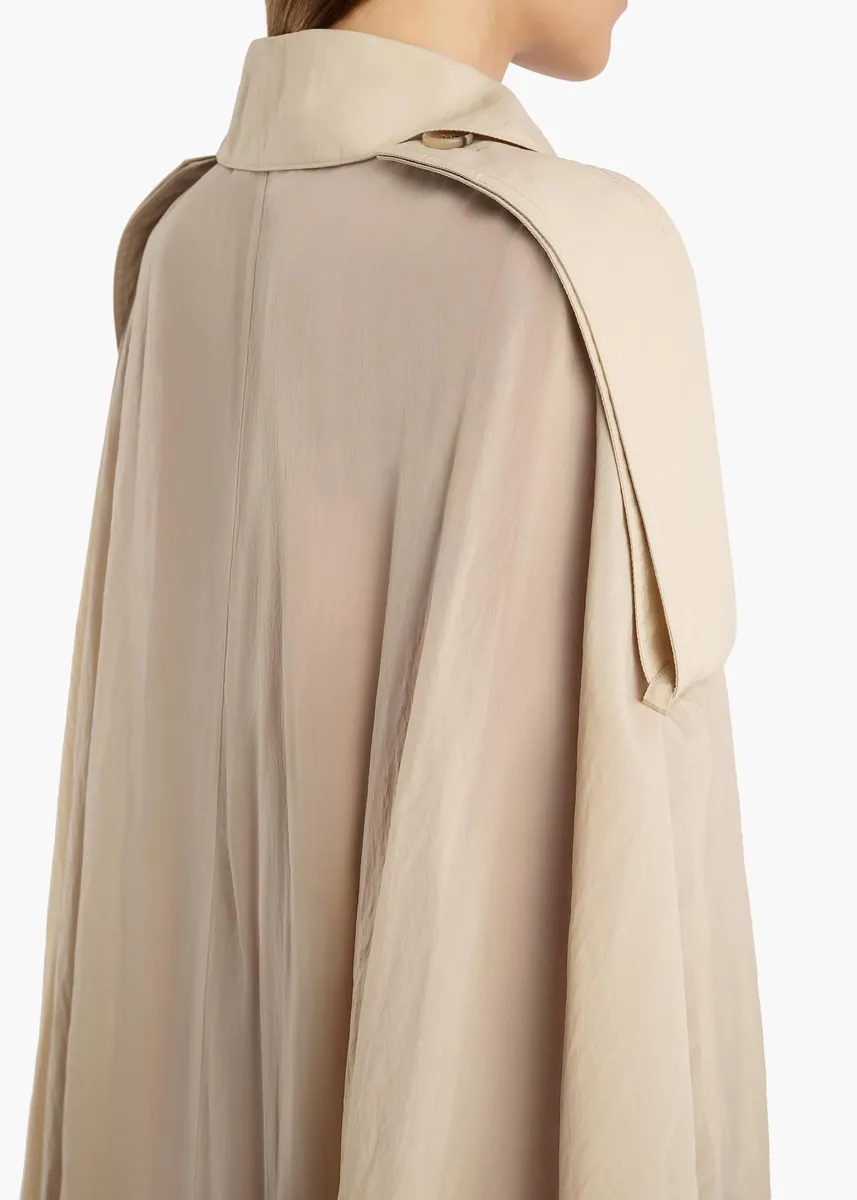 Khaite Noa Coat In Limestone | Thumbnail 5