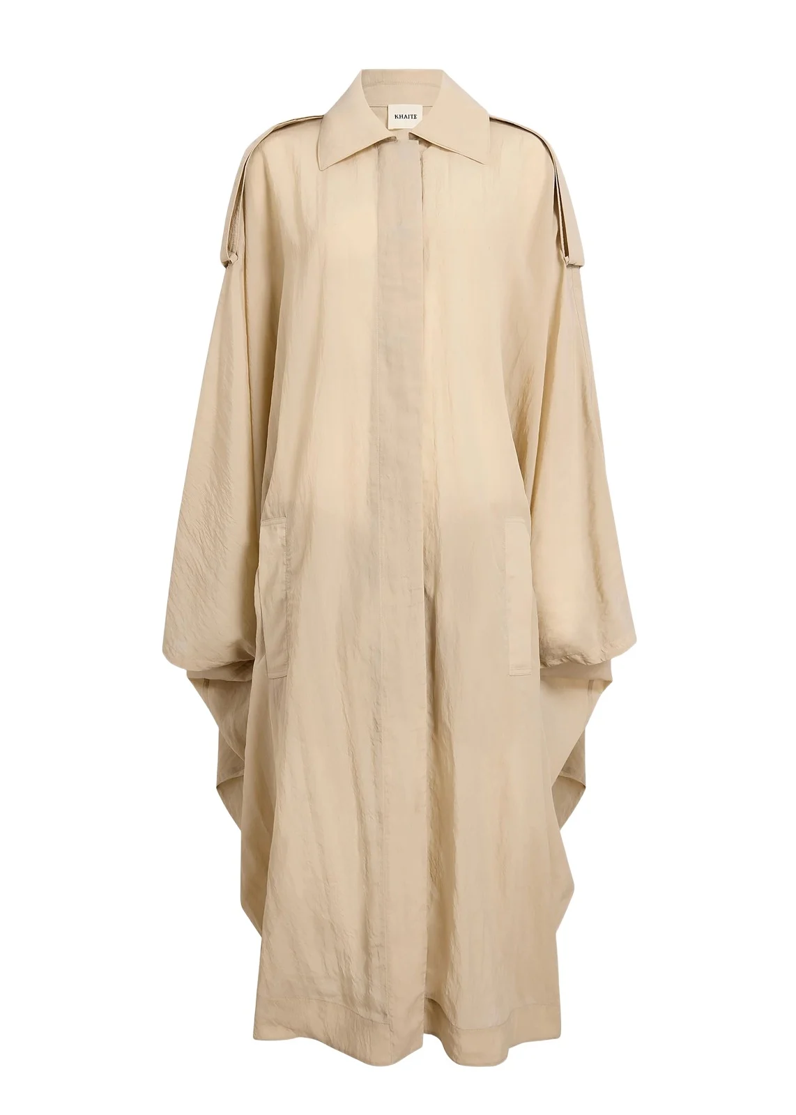 Khaite Noa Coat In Limestone
