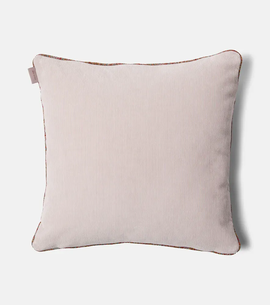 Etro Pegaso embroidered cotton velvet cushion | Thumbnail 4 Etro Pegaso embroidered cotton velvet cushion | Thumbnail 4
