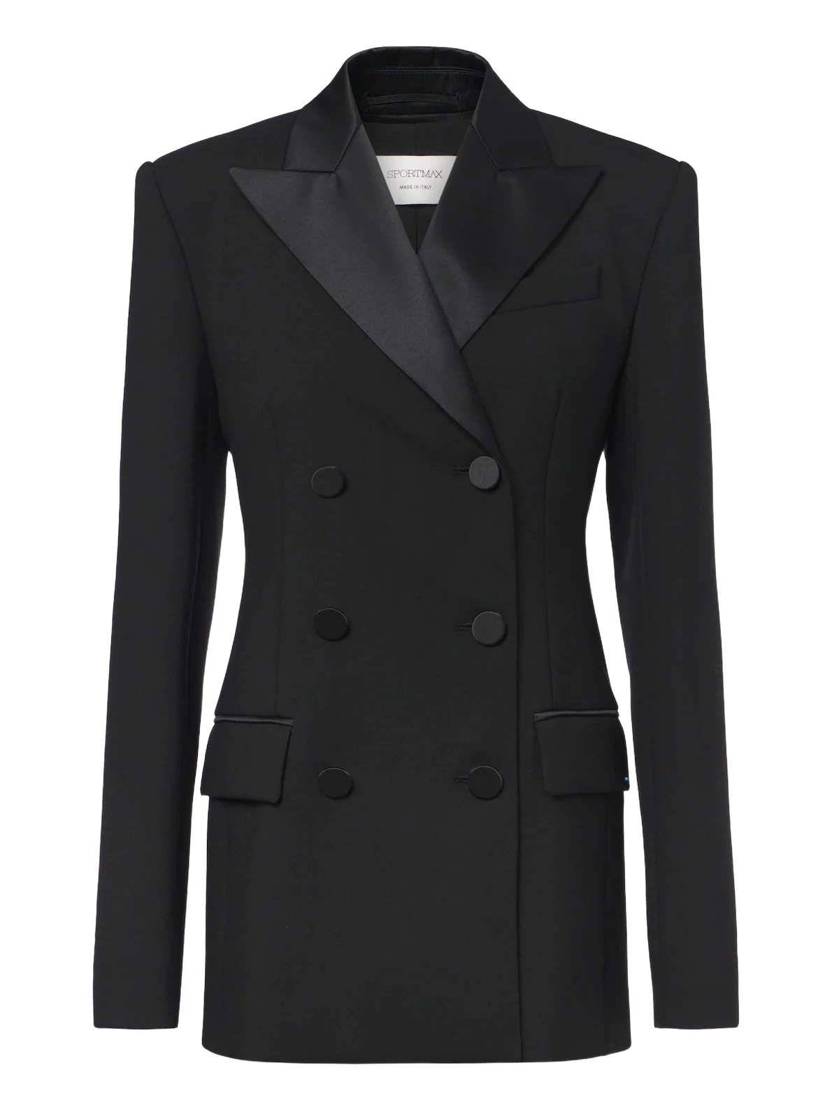 Double-breasted virgin wool tuxedo jacket Double-breasted virgin wool tuxedo jacket