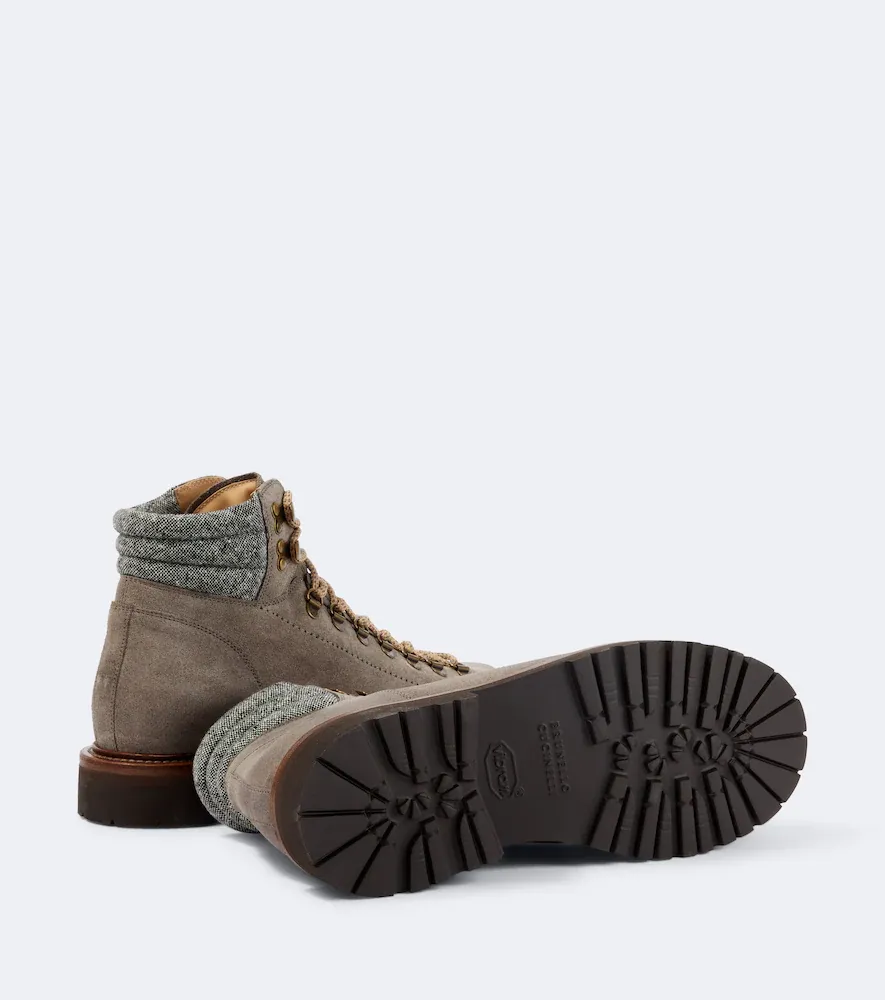 Brunello Cucinelli Suede lace-up boots | Thumbnail 2 Brunello Cucinelli Suede lace-up boots | Thumbnail 2