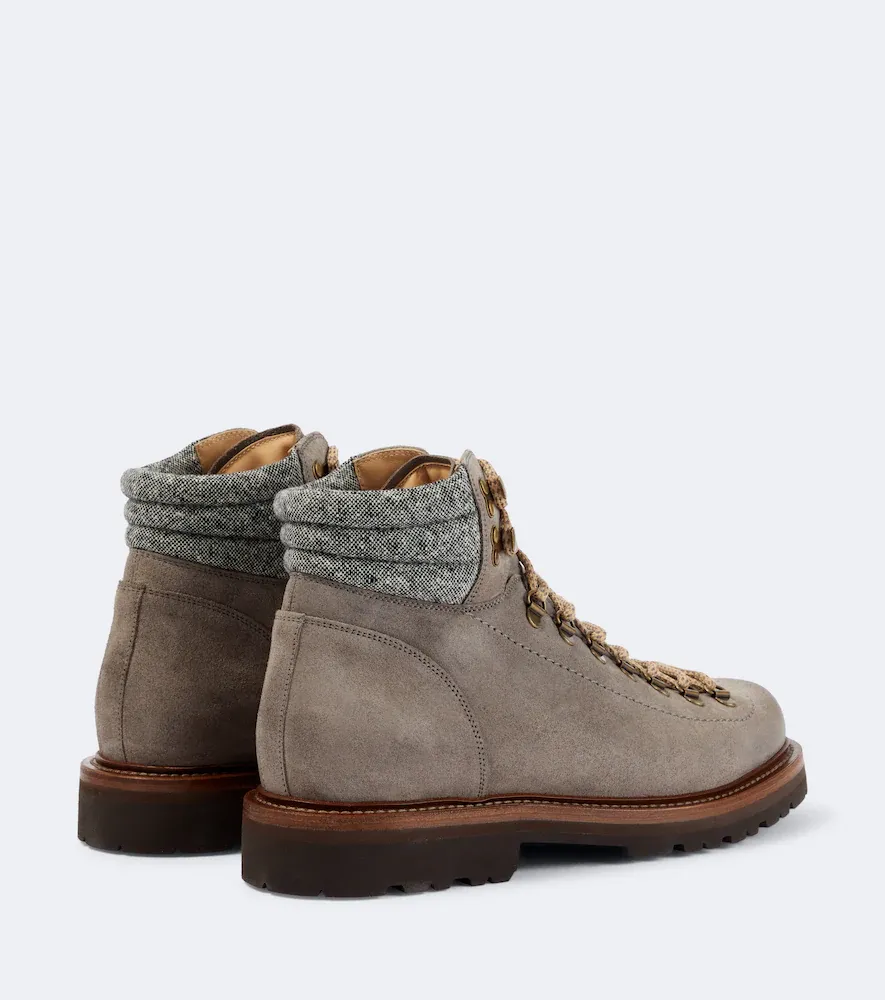 Brunello Cucinelli Suede lace-up boots | Thumbnail 4 Brunello Cucinelli Suede lace-up boots | Thumbnail 4