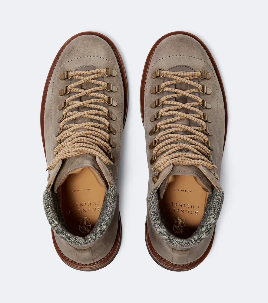 Brunello Cucinelli Suede lace-up boots | Thumbnail 5 Brunello Cucinelli Suede lace-up boots | Thumbnail 5
