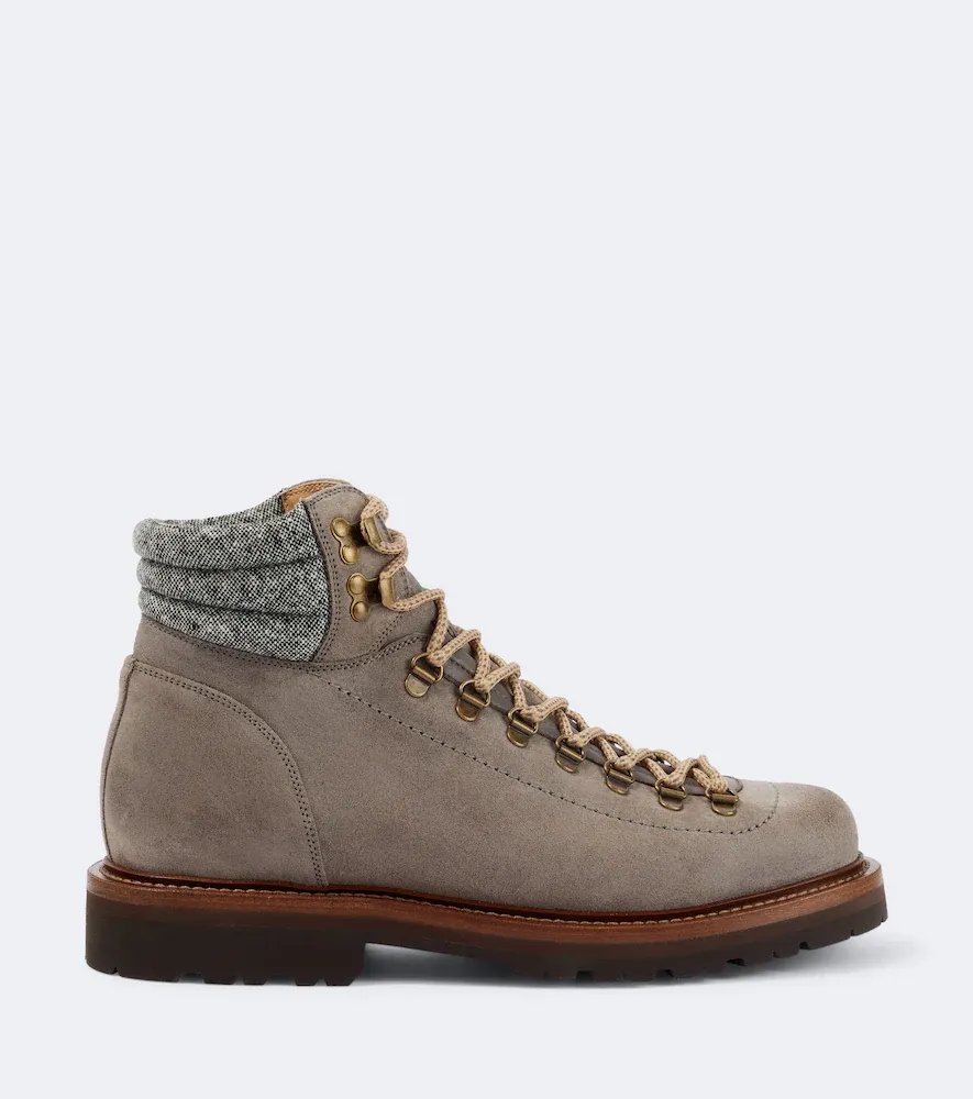 Brunello Cucinelli Suede lace-up boots | Thumbnail 7 Brunello Cucinelli Suede lace-up boots | Thumbnail 7