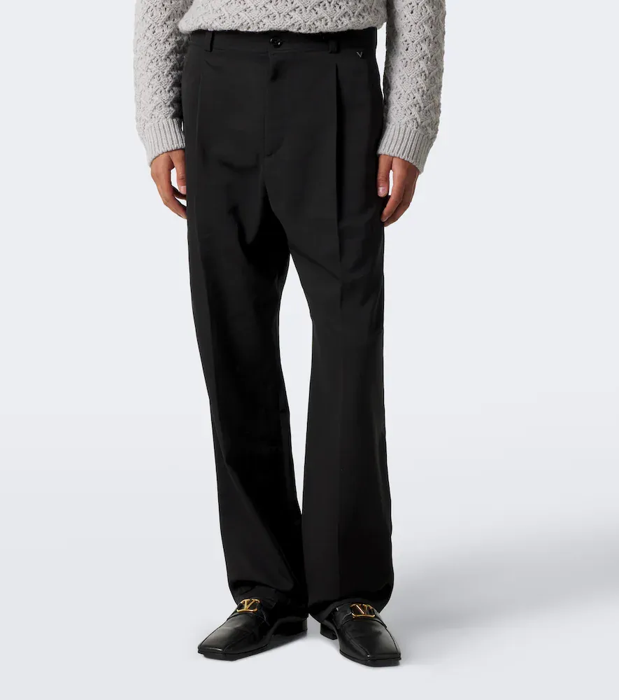 Valentino Garavani Pleated straight pants | Thumbnail 2 Valentino Garavani Pleated straight pants | Thumbnail 2