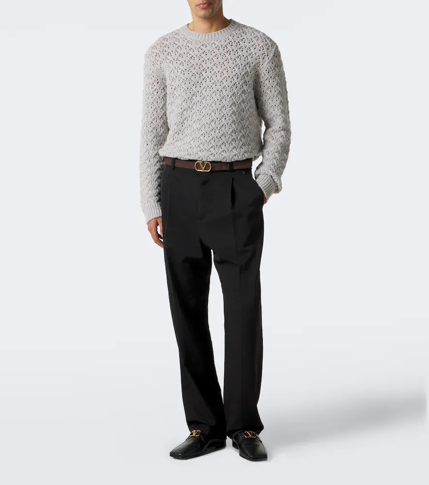 Valentino Garavani Pleated straight pants | Thumbnail 5 Valentino Garavani Pleated straight pants | Thumbnail 5