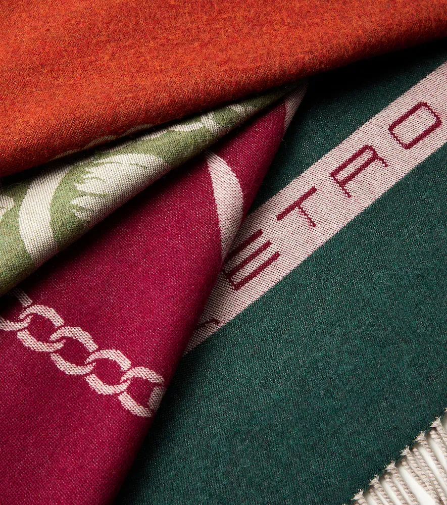 Etro Fringe-trimmed wool jacquard throw | Thumbnail 2 Etro Fringe-trimmed wool jacquard throw | Thumbnail 2