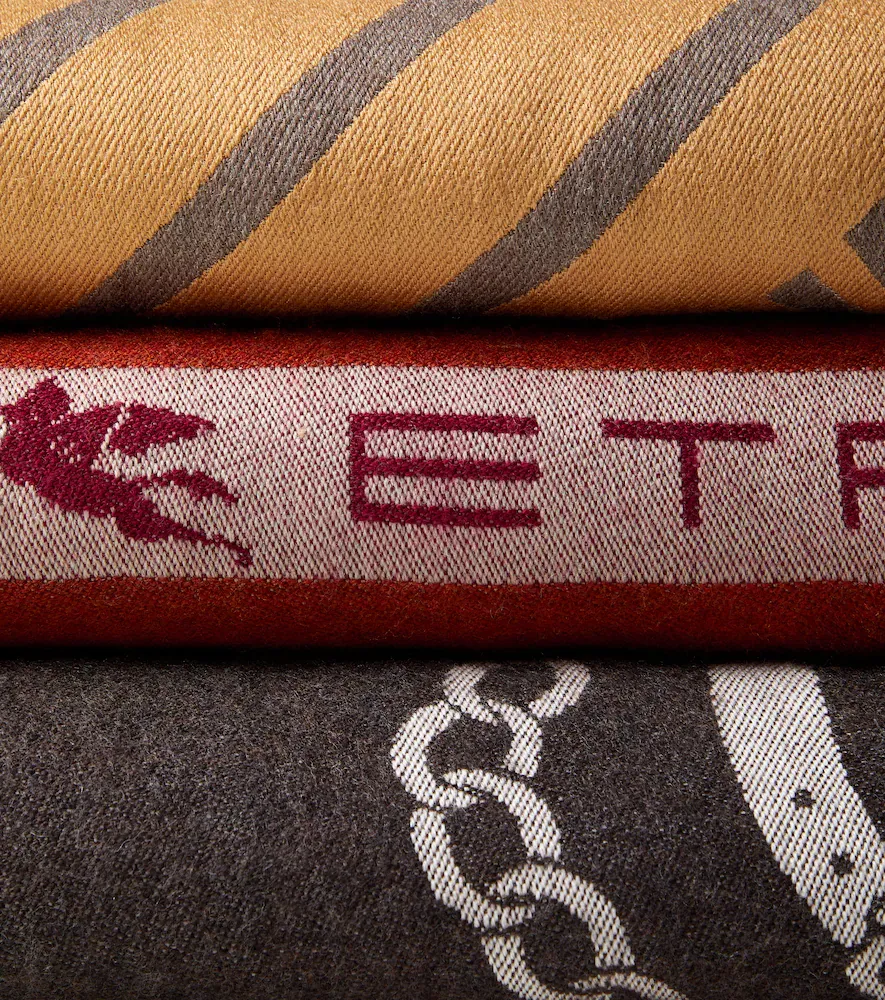 Etro Fringe-trimmed wool jacquard throw | Thumbnail 6 Etro Fringe-trimmed wool jacquard throw | Thumbnail 6