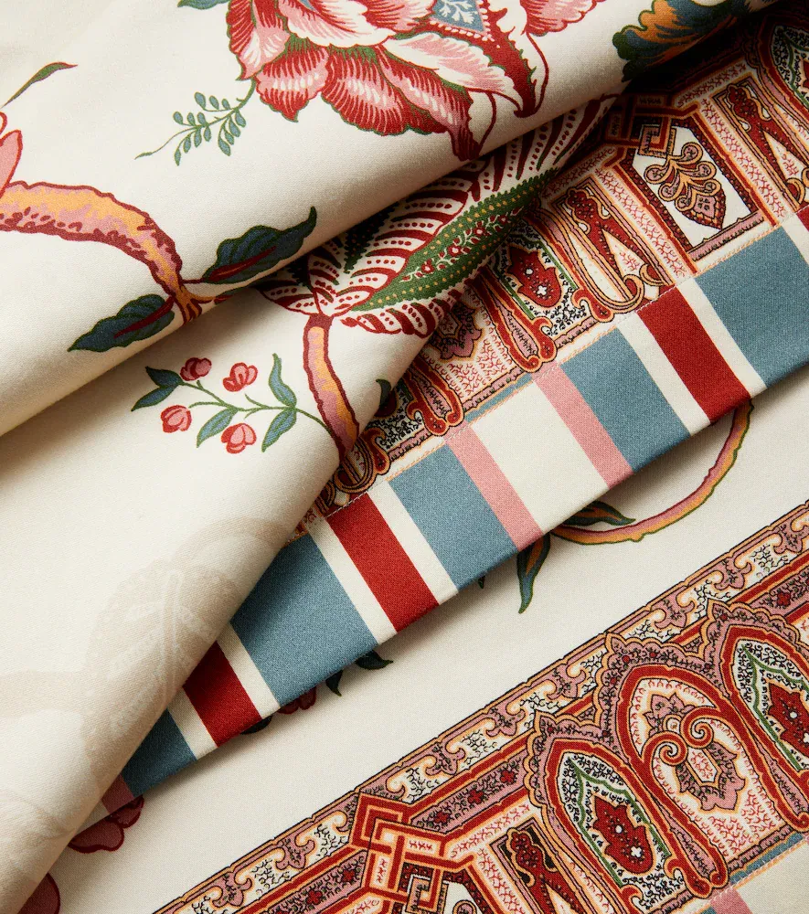 Etro Fleur printed cotton tablecloth and napkins set | Thumbnail 4 Etro Fleur printed cotton tablecloth and napkins set | Thumbnail 4