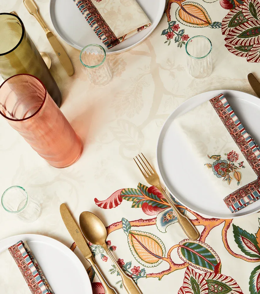 Etro Fleur printed cotton tablecloth and napkins set | Thumbnail 7 Etro Fleur printed cotton tablecloth and napkins set | Thumbnail 7
