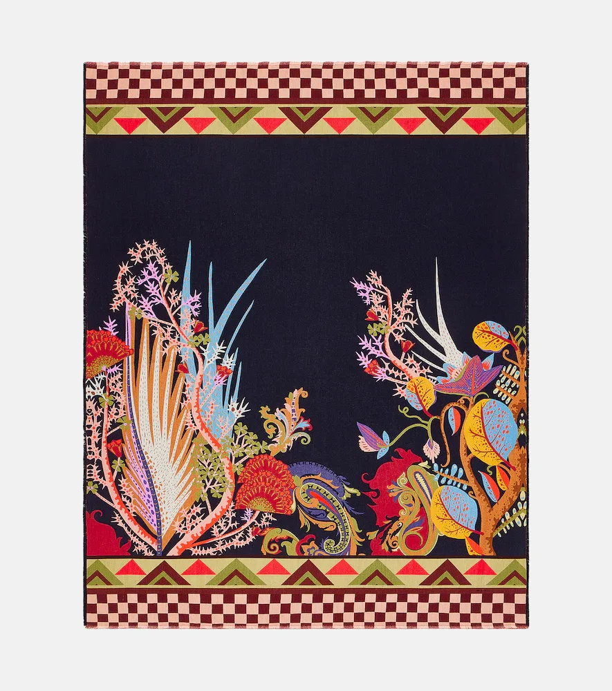 Etro Wool jacquard throw | Thumbnail 3