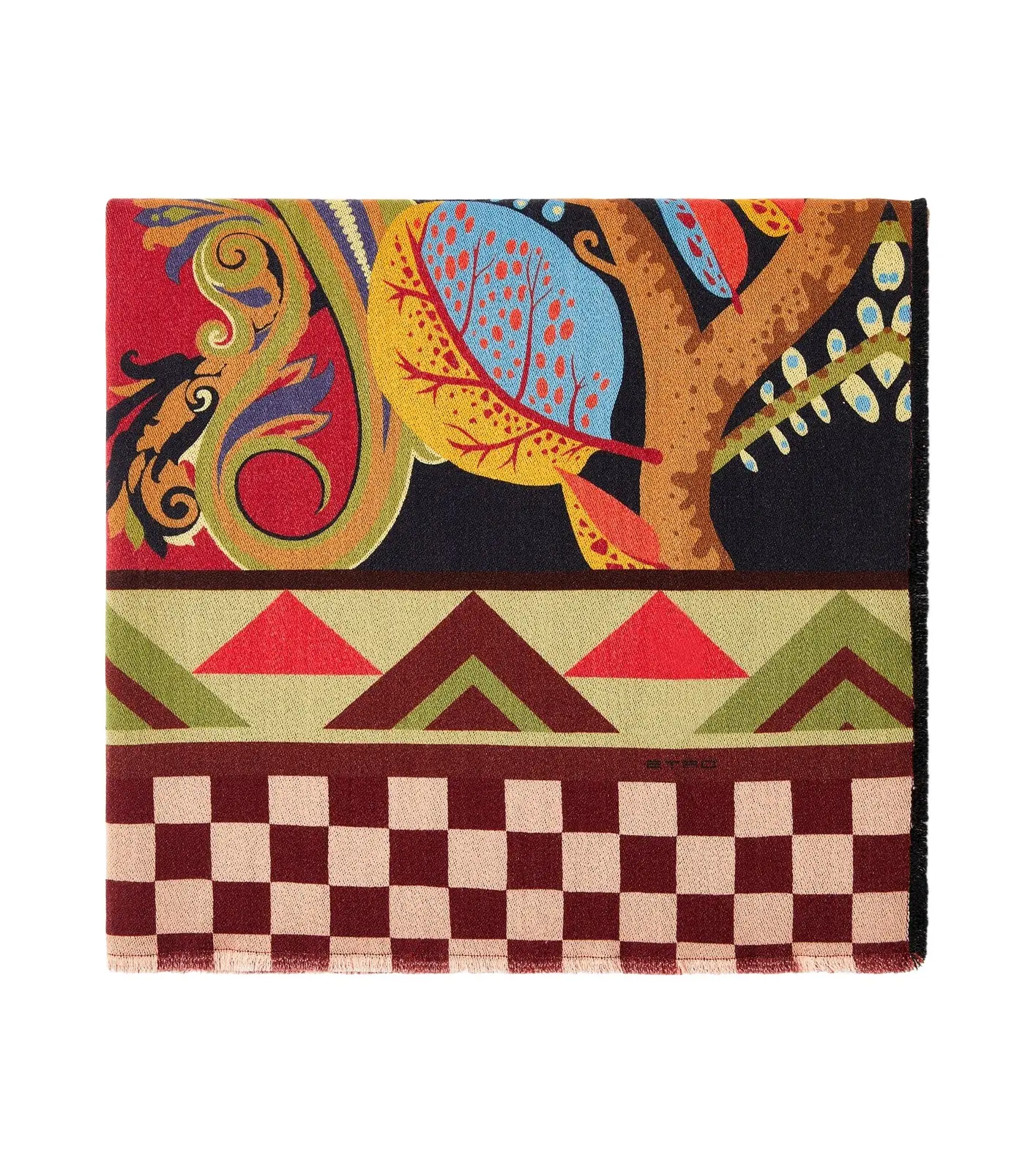 Etro Wool jacquard throw