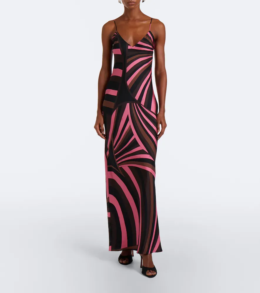 PUCCI Iride caped silk twill gown | Thumbnail 4 PUCCI Iride caped silk twill gown | Thumbnail 4