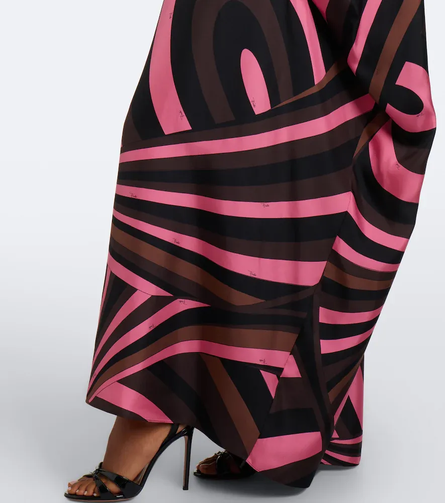 PUCCI Iride silk twill kaftan | Thumbnail 5