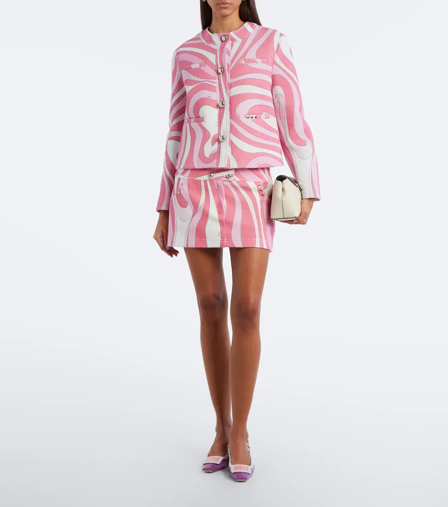 PUCCI Marmo cotton-blend terry miniskirt | Thumbnail 2 PUCCI Marmo cotton-blend terry miniskirt | Thumbnail 2