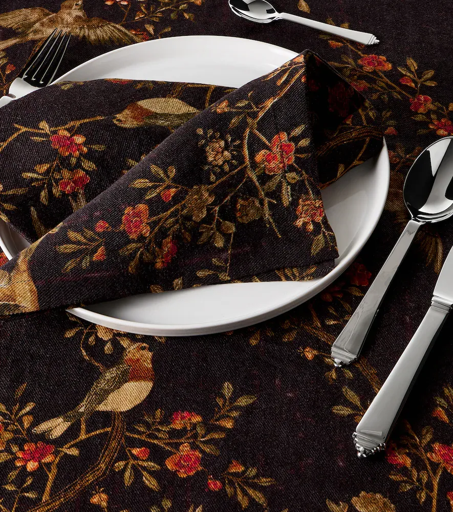 The House of Lyria Maranta set of 2 linen and cotton napkins | Thumbnail 4 The House of Lyria Maranta set of 2 linen and cotton napkins | Thumbnail 4