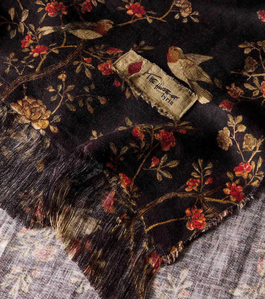 The House of Lyria Sollievo floral linen and cotton tablecloth | Thumbnail 2 The House of Lyria Sollievo floral linen and cotton tablecloth | Thumbnail 2