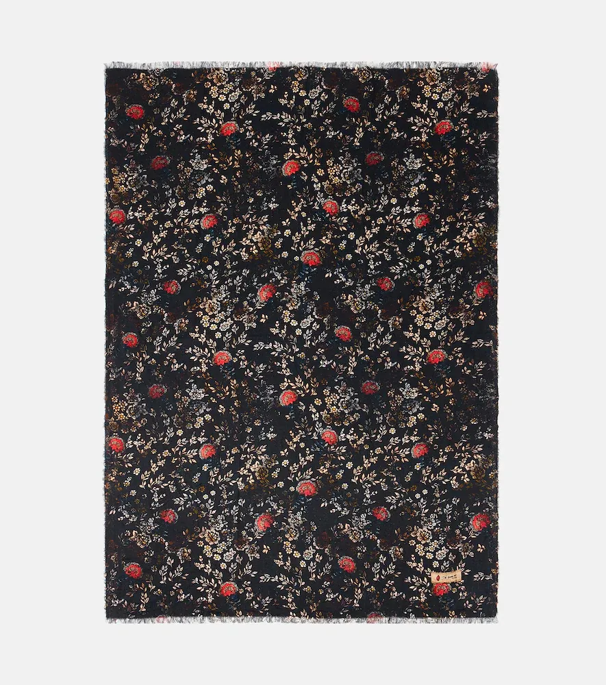 The House of Lyria Firmament floral linen and cotton throw | Thumbnail 4