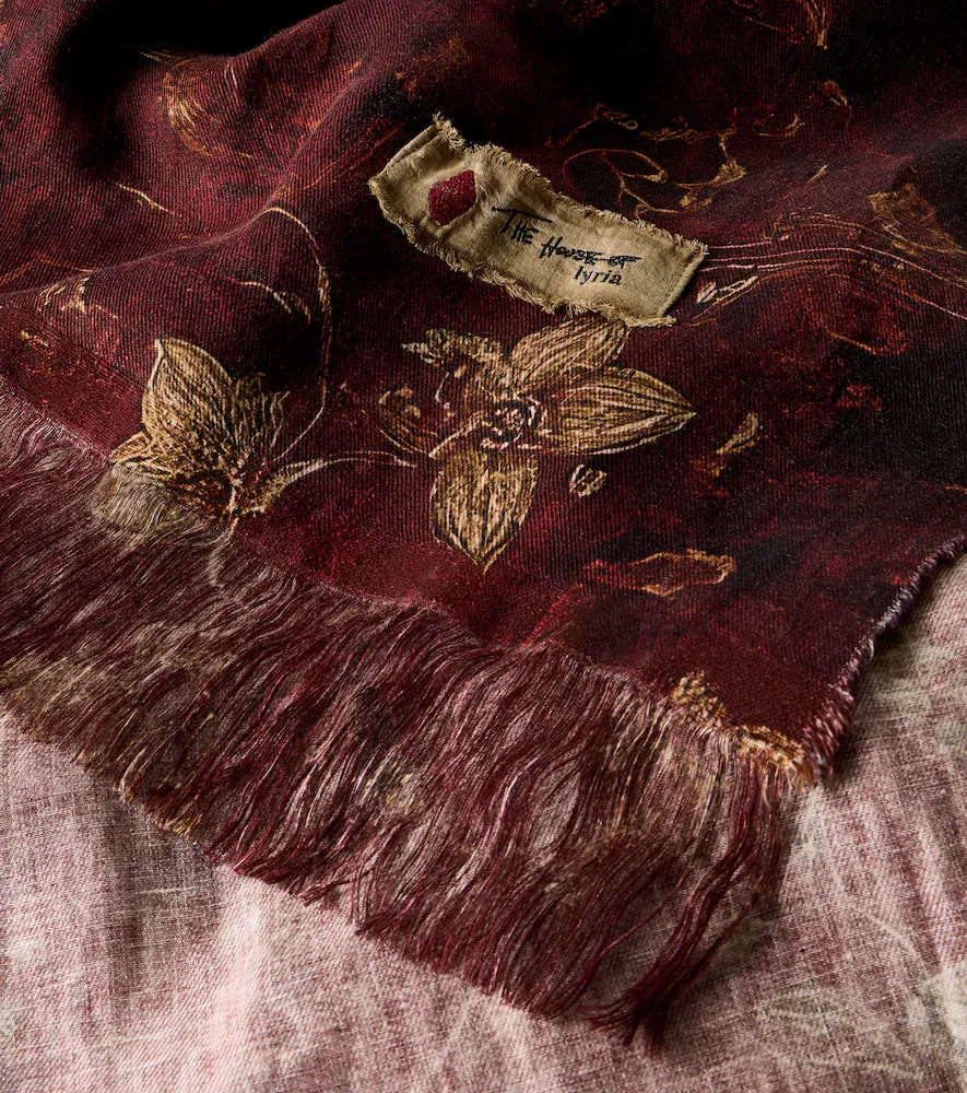 The House of Lyria Tormento floral linen and cotton tablecloth | Thumbnail 2 The House of Lyria Tormento floral linen and cotton tablecloth | Thumbnail 2