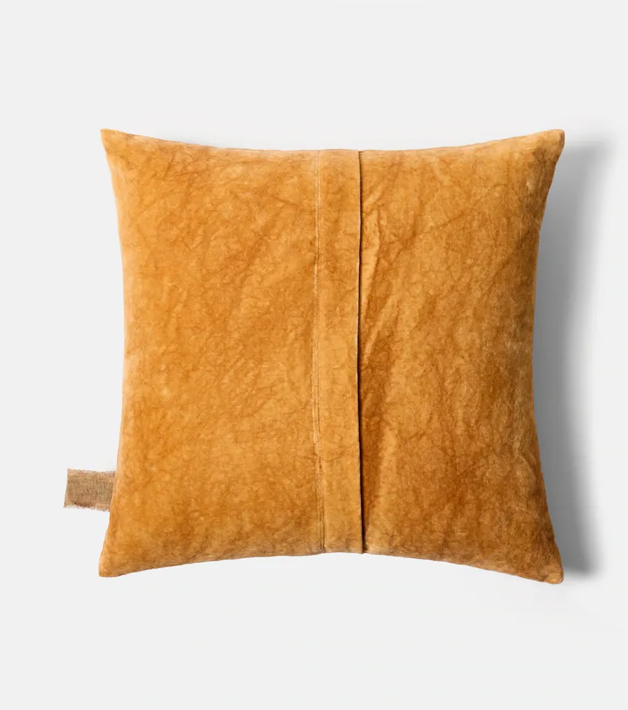The House of Lyria Clusia cotton and linen velvet cushion | Thumbnail 3