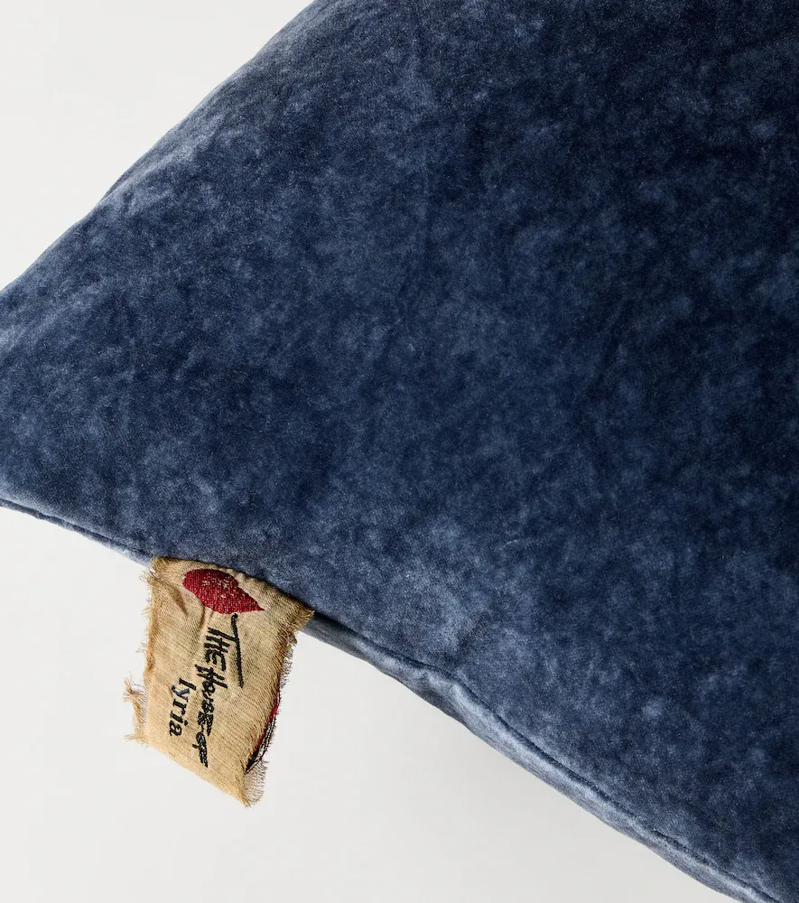 The House of Lyria Clusia cotton and linen velvet cushion | Thumbnail 5